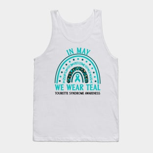 In May We Wear Teal Tourette Syndrome Awareness Tank Top